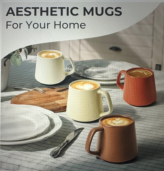 Elevate Your Coffee Moments with Our Elegant Ceramic Mug Set